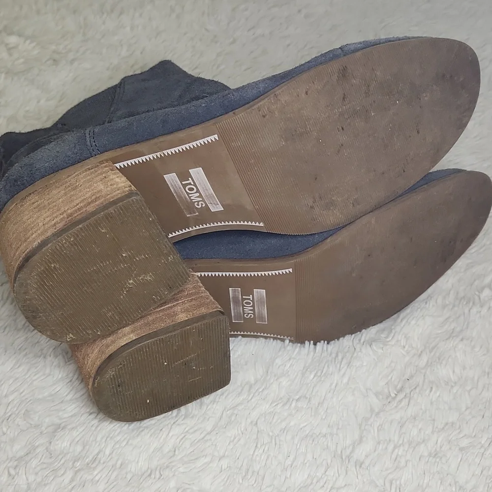Women's Toms Esme Gray Boots Sz 8.5